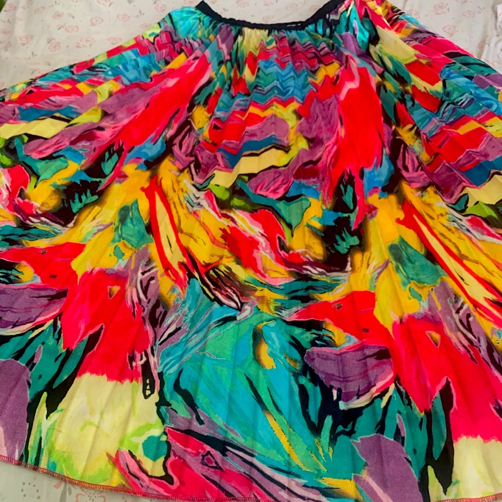 Multicolored long skirt